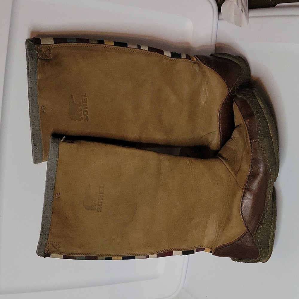 Sorel Fernie Pull On Snow Boots With Felt Lining - Size 8 NL1732-209